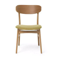 Ensemble repas en bois rembourré GDFStudio Balfern 5 pièces Mid Century Modern