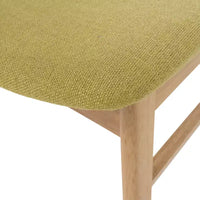 Ensemble repas en bois rembourré GDFStudio Balfern 5 pièces Mid Century Modern