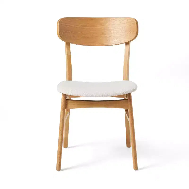 Ensemble repas en bois rembourré GDFStudio Balfern 5 pièces Mid Century Modern
