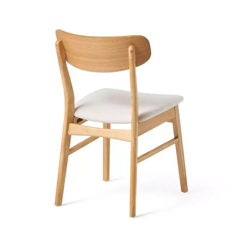 Ensemble repas en bois rembourré GDFStudio Balfern 5 pièces Mid Century Modern