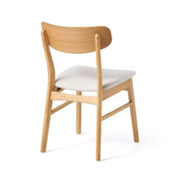 Ensemble repas en bois rembourré GDFStudio Balfern 5 pièces Mid Century Modern
