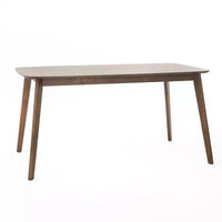 Ensemble repas en bois rembourré GDFStudio Balfern 5 pièces Mid Century Modern