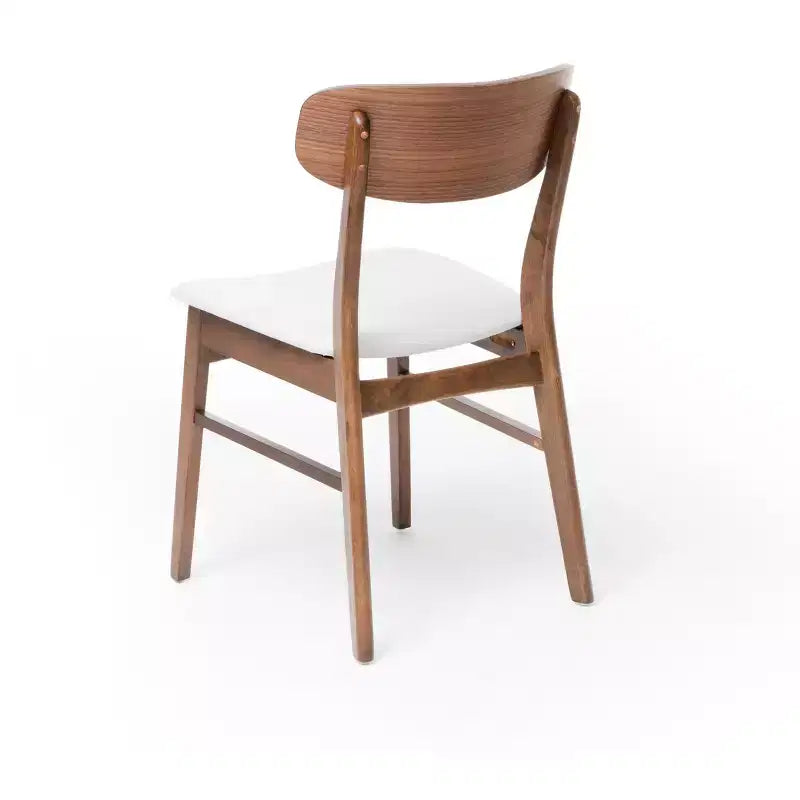 Ensemble repas en bois rembourré GDFStudio Balfern 5 pièces Mid Century Modern
