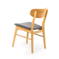 Ensemble repas en bois rembourré GDFStudio Balfern 5 pièces Mid Century Modern