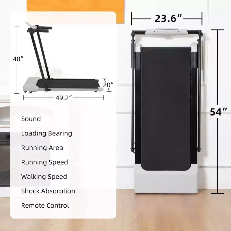 Tapis de course pour la maison, Tapis de course avec LED pour la marche et la course