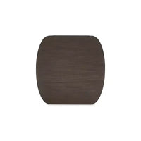 Table d'appoint contemporaine Signature Design by Ashley Korestone avec étagère de rangement, brun foncé