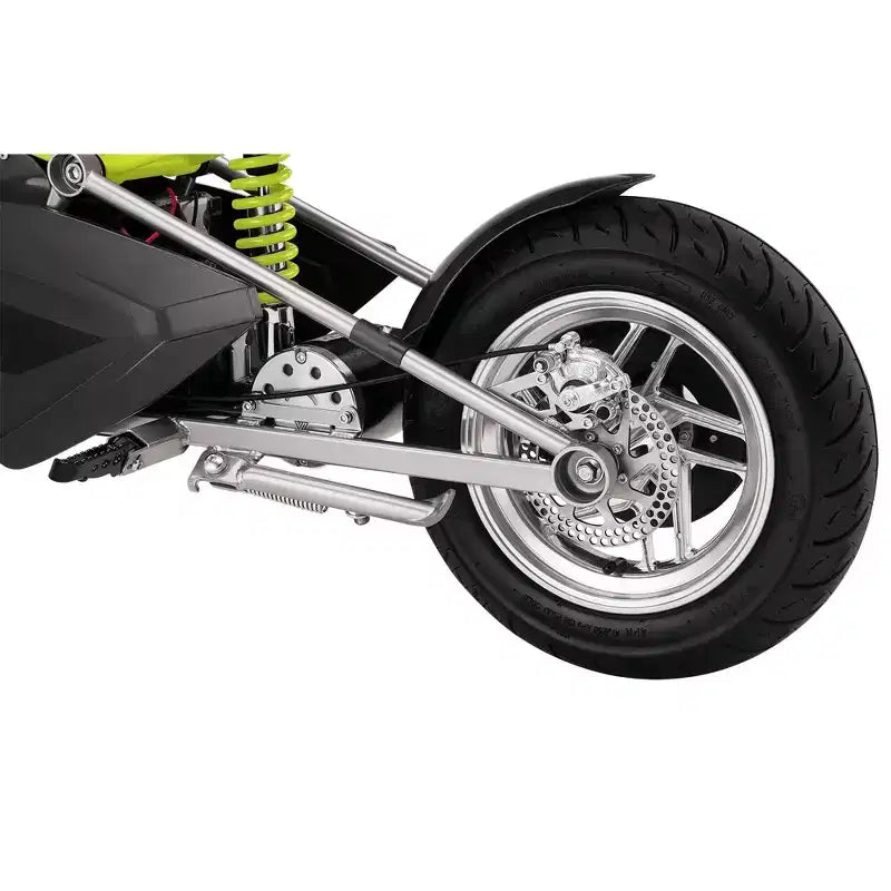 Moto électrique Razor RSF650 avec pneus pneumatiques, moteur à chaîne et compartiment caché supportant 100 kg et des vitesses de 27 km/h