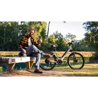 Vélo électrique GoPowerBike GoVelo pour adultes, moteur 500 W, batterie amovible, pneus 26 pouces, vitesse maximale 32 km/h, autonomie de plus de 80 km