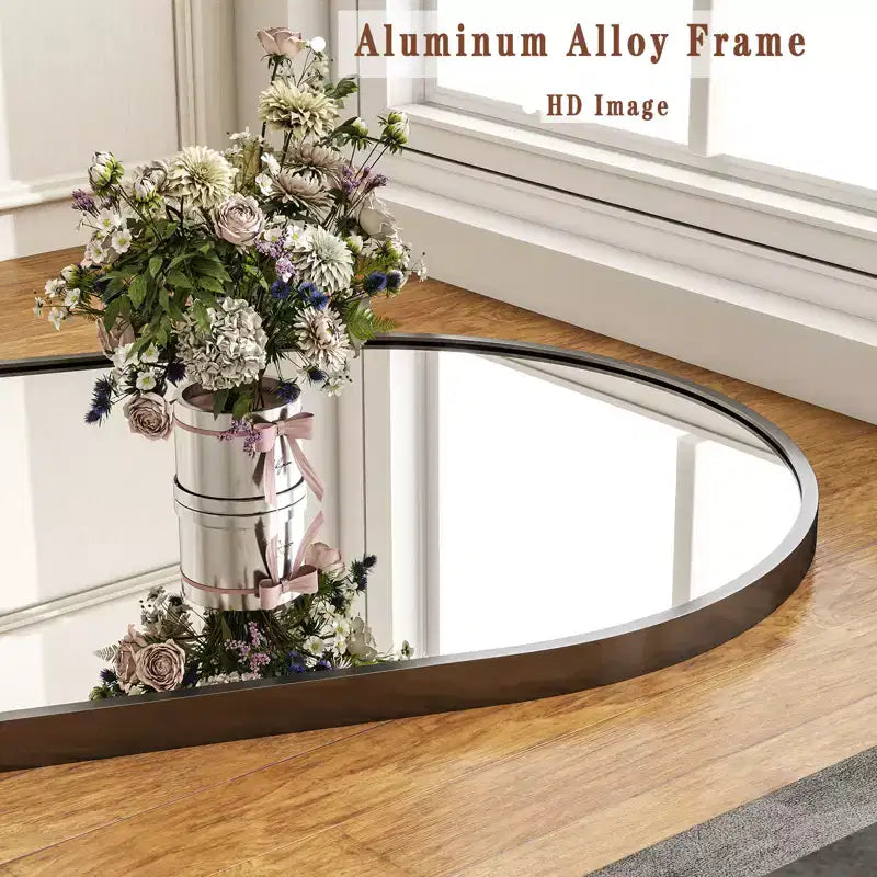 VETROVUE miroir sur pied surdimensionné 30x71 arqué pleine longueur