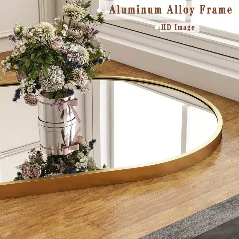 VETROVUE miroir sur pied surdimensionné 30x71 arqué pleine longueur