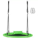 Costway 660 lbs Saucer Tree Swing 40 Inch Kids Toddler Swing Set with Adjustable Ropes