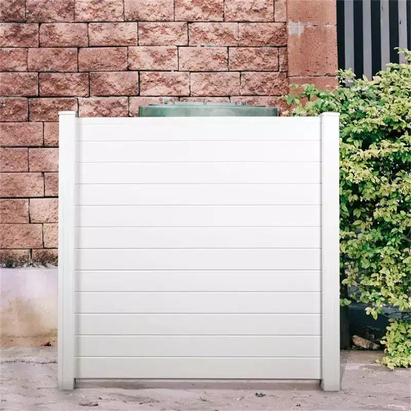 Dovelina Panneau de clôture de jardin en vinyle - clôture décorative à piquets extérieure avec résistance aux UV 48'*48' po