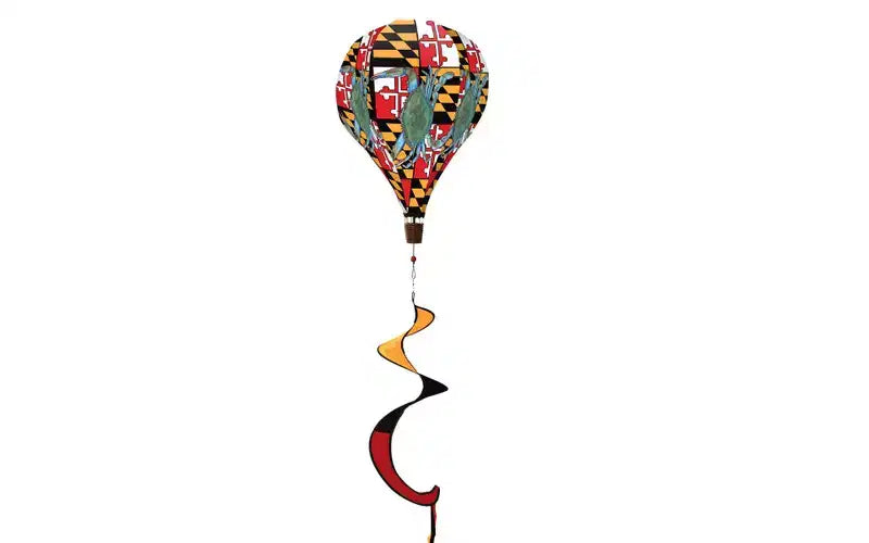 Briarwood Lane Manivelle à vent montgolfière 54x12 Maryland Crabs Été Pour ballon d'été
