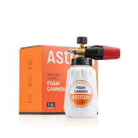 AstroAI Canon à mousse pour nettoyeur haute pression, lance à mousse de lavage auto réglable Snow Foam avec connecteur rapide 1/4