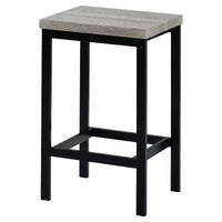 Whisen ensemble table de salle à manger hauteur comptoir 4 pièces style farmhouse avec 3 tabourets