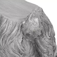 Banc Rayshon Cocker Spaniel en béton léger d'extérieur GDFStudio, gris
