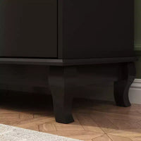 Commode horizontale Hitow à 10 tiroirs avec poignées rondes en métal, commode moderne