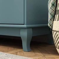 Commode horizontale Hitow à 10 tiroirs avec poignées rondes en métal, commode moderne