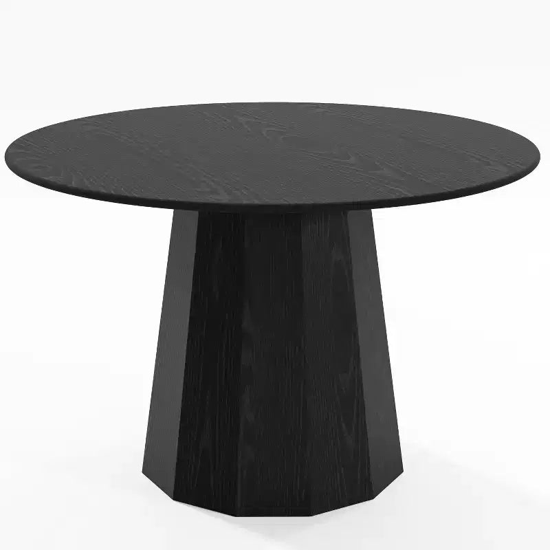 Table à manger ronde en bois massif PexFix 46, tables de cuisine