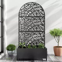 PexFix 72x35 Fer Noir Arche Jardinière Treillis Cadre Grimpant Filet