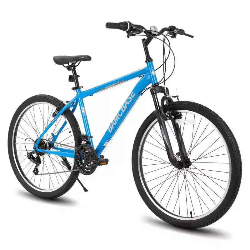Vélo tout terrain BAMCBASE Agave, VTT homme femme 21 vitesses, cadre en acier à haute résistance, frein V, vélo semi-rigide pour adultes