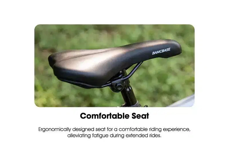 Vélo tout terrain BAMCBASE Agave, VTT homme femme 21 vitesses, cadre en acier à haute résistance, frein V, vélo semi-rigide pour adultes