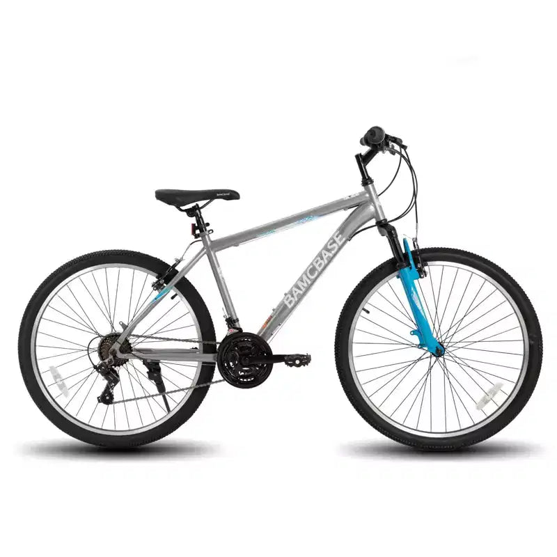 Vélo tout terrain BAMCBASE Agave, VTT homme femme 21 vitesses, cadre en acier à haute résistance, frein V, vélo semi-rigide pour adultes