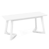 Costway Banc d'entrée moderne 42 po, 1/2 pièces, avec pieds en bois d'hévéa, assise lisse, montage facile