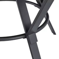 Christopher Knight Home Aura, ensemble de salle à manger moderne 5 pièces avec piètement en métal, marron clair/noir