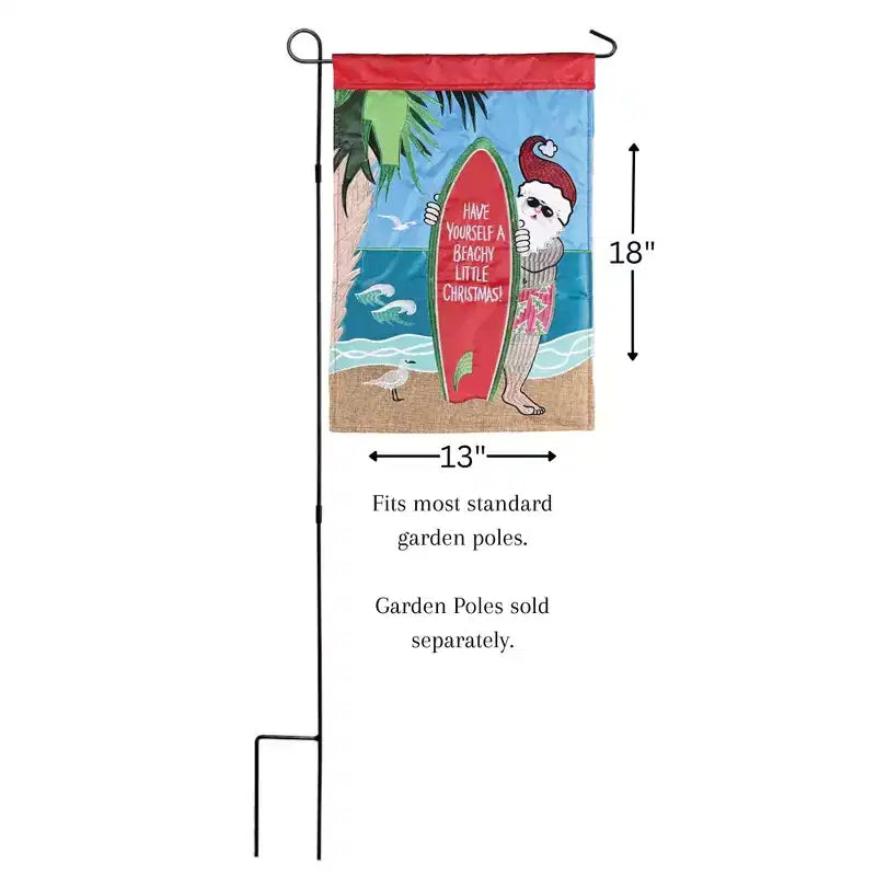 Drapeau de jardin Dicksons Magnolia pour jardin, cour ou allée, standard 13 x 18, polyester résistant aux intempéries, pour une ambiance marine