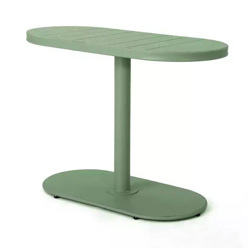 Christopher Knight Home Porto Ensemble bistrot moderne 3 pièces en fer avec table ovale d'extérieur