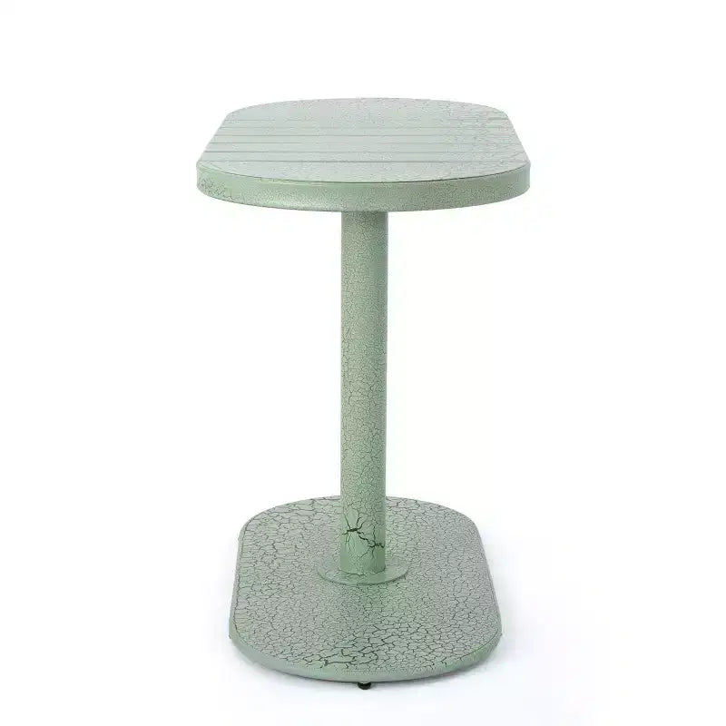 Christopher Knight Home Porto Ensemble bistrot moderne 3 pièces en fer avec table ovale d'extérieur