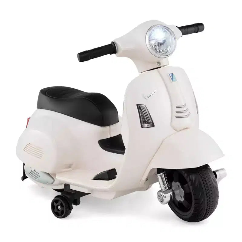 Costway Moto à enfourcher pour enfants avec roulettes d'apprentissage, phare, klaxon, batterie 6V