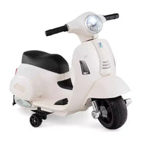 Costway Moto à enfourcher pour enfants avec roulettes d'apprentissage, phare, klaxon, batterie 6V