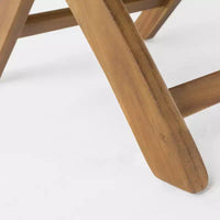 GDFStudio Pavillon extérieur 3 pièces en bois d'acacia pliable pour bistrot