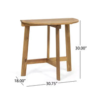 GDFStudio Pavillon extérieur 3 pièces en bois d'acacia pliable pour bistrot