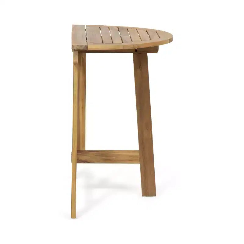 GDFStudio Pavillon extérieur 3 pièces en bois d'acacia pliable pour bistrot
