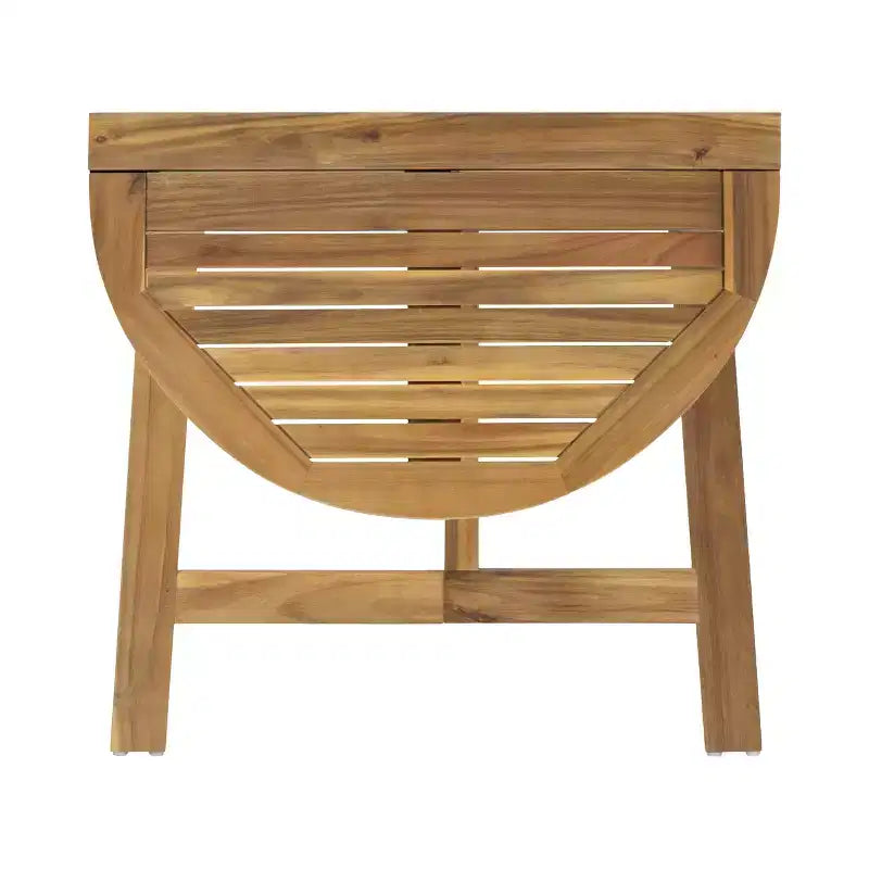 GDFStudio Pavillon extérieur 3 pièces en bois d'acacia pliable pour bistrot