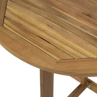 GDFStudio Pavillon extérieur 3 pièces en bois d'acacia pliable pour bistrot