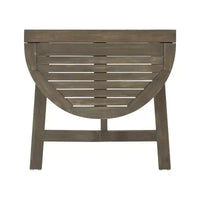 GDFStudio Pavillon extérieur 3 pièces en bois d'acacia pliable pour bistrot