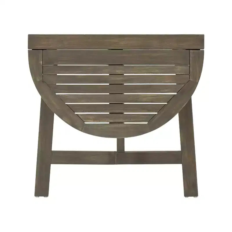 GDFStudio Pavillon extérieur 3 pièces en bois d'acacia pliable pour bistrot