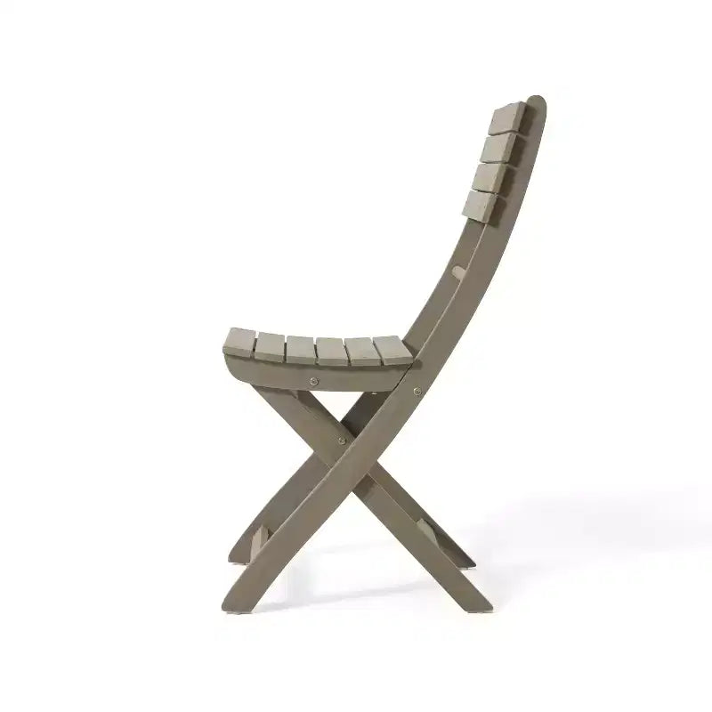 GDFStudio Pavillon extérieur 3 pièces en bois d'acacia pliable pour bistrot