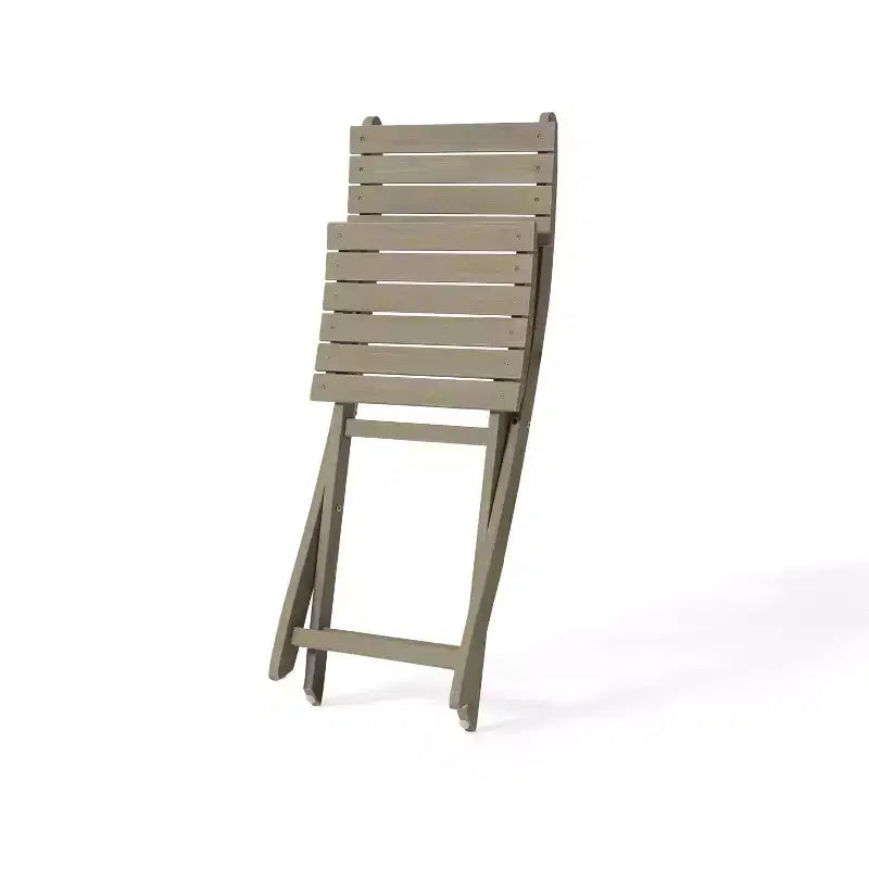 GDFStudio Pavillon extérieur 3 pièces en bois d'acacia pliable pour bistrot