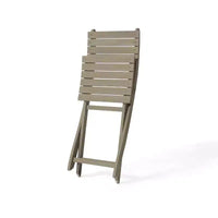 GDFStudio Pavillon extérieur 3 pièces en bois d'acacia pliable pour bistrot