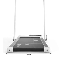 DeerRun A6 Plus Tapis de Course Pliable Mince 2-en-1 2026 avec Inclinaison de 5 %, Bluetooth et Télécommande, 136 kg