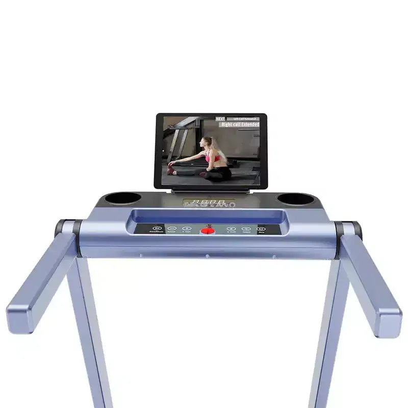 Tapis de course pliable DeerRun A1 Pro+ avec inclinaison de 6 %, machine de course Bluetooth pour la marche et la course