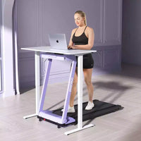 Tapis de course pliable 3 en 1 DeerRun A1 Pro+ conçu pour la maison, avec inclinaison de 6 %