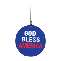 Dicksons God Bless Our America Carillon à vent en aluminium rouge et blanc de 35 pouces