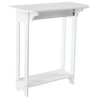 Table console en bois The Lakeside Collection avec rabat – H 76 cm –