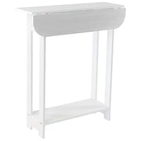 Table console en bois The Lakeside Collection avec rabat – H 76 cm –